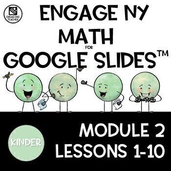 Preview of Math Presentations for Google Slides™ - Kindergarten Module 2