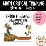 Bridge Riddle Back to School Collaborative Math Activity Group Work