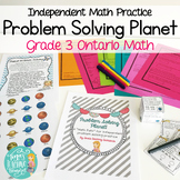 Math Problem Solving Independent Practice: Problem Solving Planet Math Path