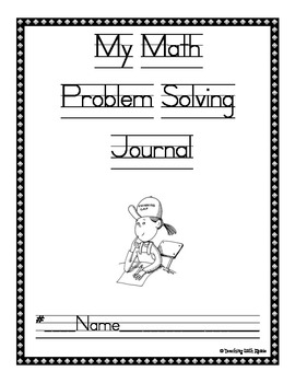 Preview of Math Problem Solving Journal