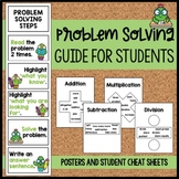 Math Problem Solving Poster Steps & Guide | Operations Clu