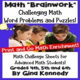 Math Problem-Solving, Challenge Math for Gifted and Advanc