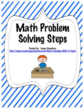math problem solving steps pdf