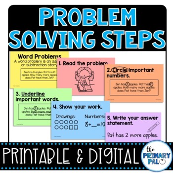 math problem solving steps elementary