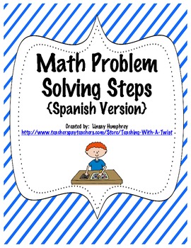 math problem solving in spanish