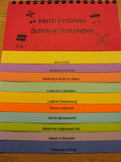 Math Problem Solving Strategies Flipbook