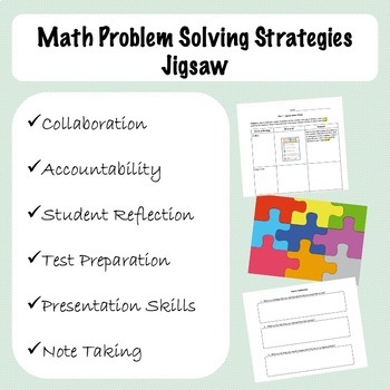 Preview of Math Problem Solving Strategies Jigsaw