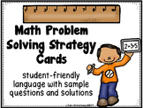 Math Problem Solving Strategy Cards