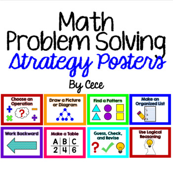 name five strategies for problem solving in math and science