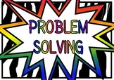 Math Problem Solving Strategy Posters