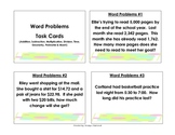 Problem Solving Task Cards: Grade 3