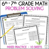 Math Problem Solving for 6th-7th Grades Math Word Problems