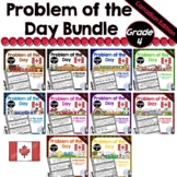 Math Problem of the Day for Grade 4:  THE BUNDLE (Canadian