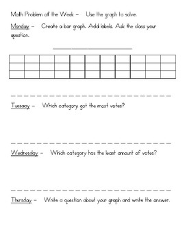 Preview of Math Problem of the Week