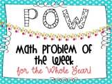 Math Problem of the Week (For the Year!)