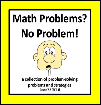 Preview of Math Problems? No Problem! (Set 3): problem-solving questions and strategies