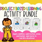 Math Project Based Learning BUNDLE | Area and Perimeter