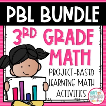 Preview of Math Project Based Learning Bundle for 3rd Grade