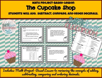 Preview of Math Project Based Learning: Decimals