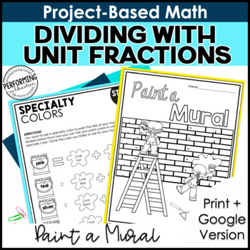 Preview of Math Project-Based Learning: Dividing with Unit Fractions | 5th Grade
