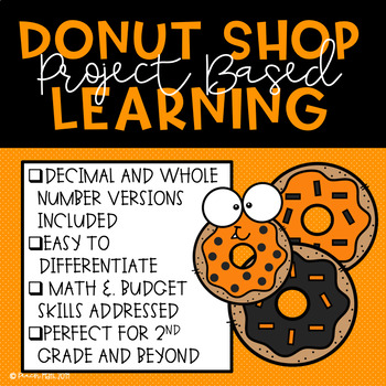 Preview of Math Project Based Learning: Donut Shop