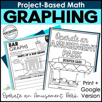 Preview of Math Project-Based Learning: Draw Picture Graphs & Bar Graphs | Data | 3rd Grade