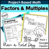 Math Project-Based Learning: Factors & Multiples, Prime & 