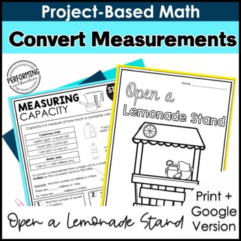 Preview of Math Project-Based Learning: Measurement Conversions | 4th Grade