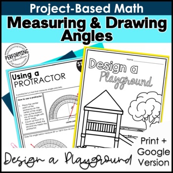 Preview of Math Project-Based Learning: Measuring & Drawing Angles | 4th Grade