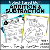 Math Project-Based Learning: Multi-Digit Addition & Subtra