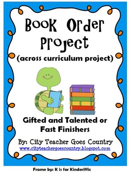 Preview of Math Project - Book Orders - real life project (math, reading, & writing skills)