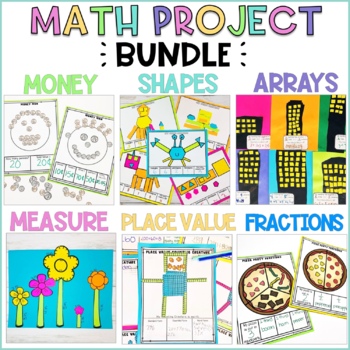 Preview of Math Project Bundle | Math Crafts