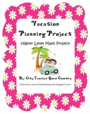 Math Project- Create your own vacation