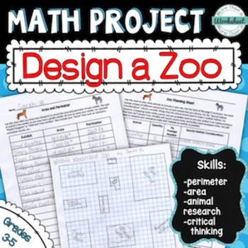 Preview of Math Project--Design a Zoo!