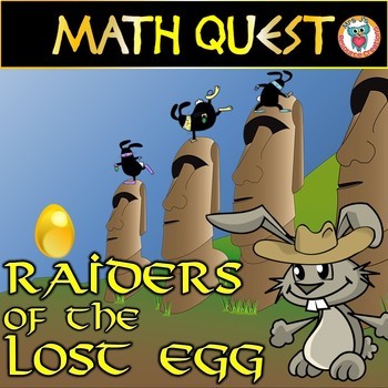 Preview of Easter Math Quest: Differentiated Set(FUN Spring Activity + Easter Activity)