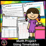 Math Project - Using Timetables
