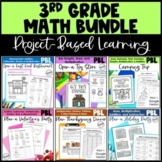 Math Project-based Learning for 3rd Grade Bundle: 6 Awesom