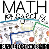 Math Projects Bundle for 4th, 5th, & 6th Grade Enrichment