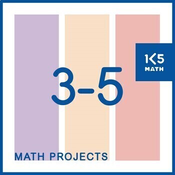 Preview of Math Projects  Math Choice Boards Grades 3-5