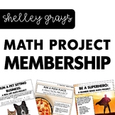 Math Projects MEMBERSHIP | Real Life Math Projects for Dee