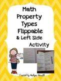 Math Properties Flippable & Left Side Activity