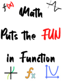 Math Puts The FUN In Function Poster