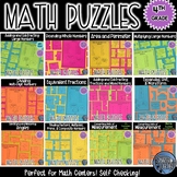 Math Puzzle Bundle - 4th Grade