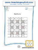 Maths addition puzzles