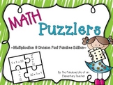 Multiplication and Divison Fact Families