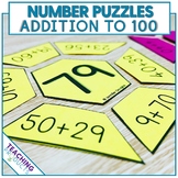 Math Puzzle Pack - Basic Addition Facts - Addition to 100