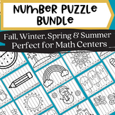 Math Puzzles For All Seasons Bundle-Differentiated