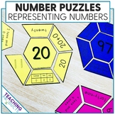 Math Puzzle Pack - Number Sense - Representing Numbers to 100