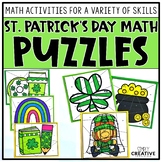 Math Puzzles for St. Patrick's Day | Math Centers