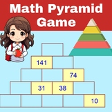 Math Pyramid Game | game for addition and subtraction |  f